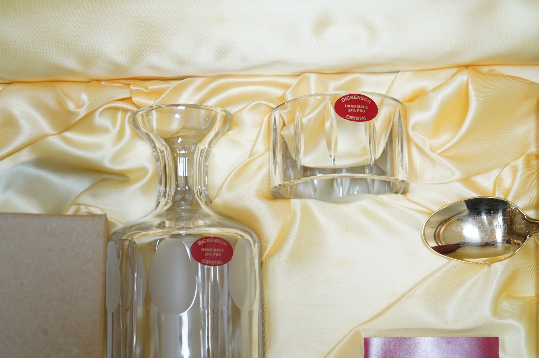 The Uri Geller Crystal Collection - three cased sets by Dickenson Crystal